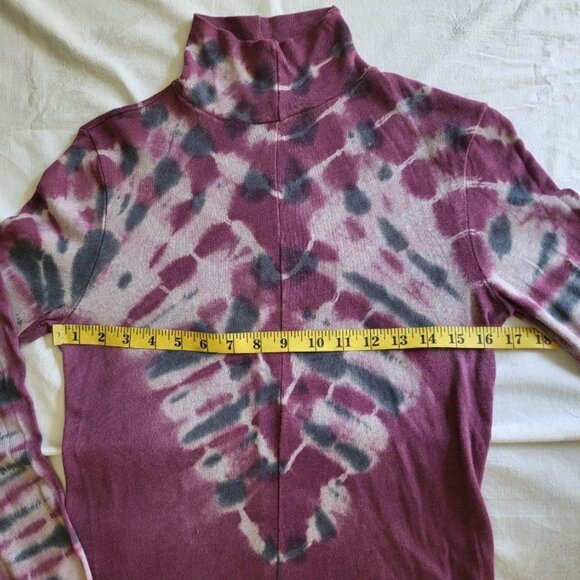 We the Free Psychedelic Tie Dye Turtleneck - medium - Picture 6 of 7